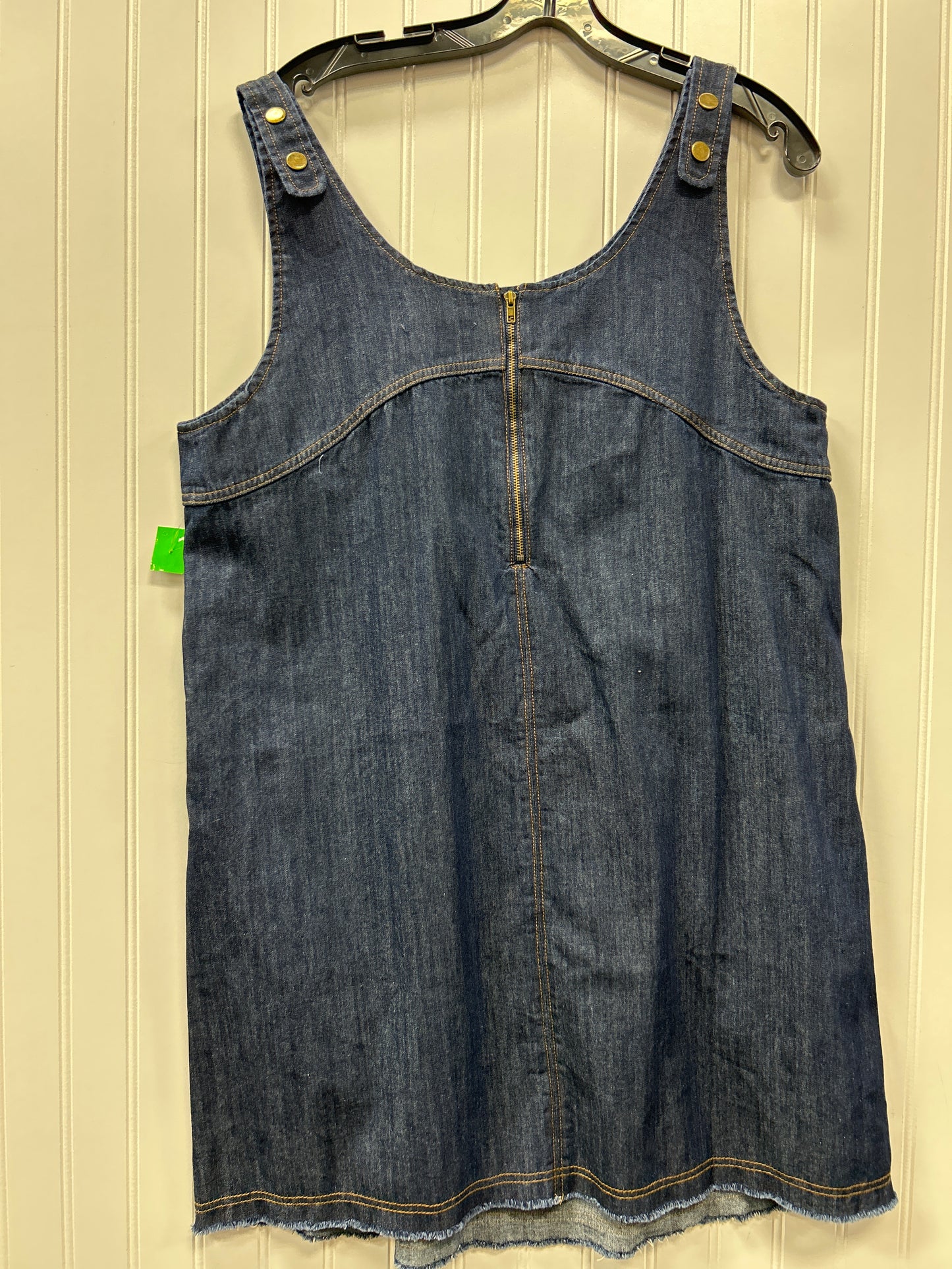 Dress Casual Short By Natural Life In Blue Denim, Size:L