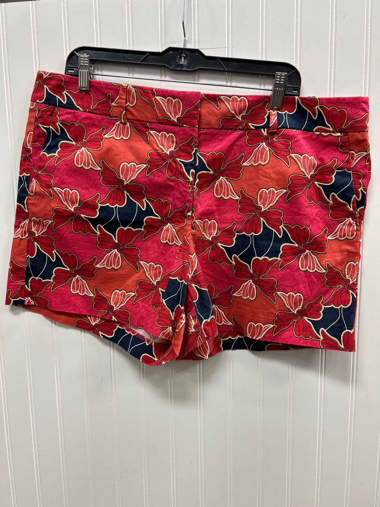 Shorts By Ann Taylor In Floral Print, Size:16