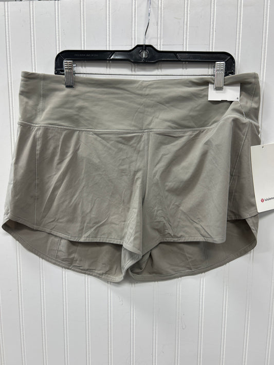 Athletic Shorts By Lululemon In Beige, Size:14