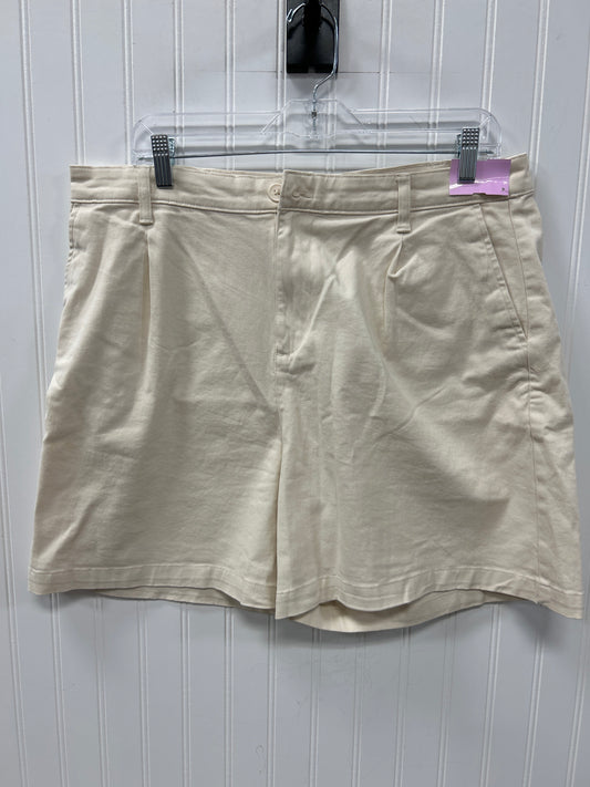 Shorts By Banana Republic In Cream, Size:14