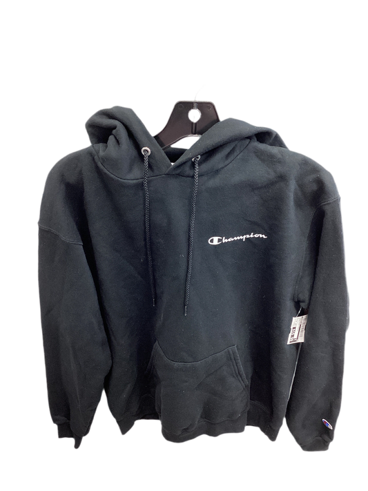 Sweatshirt Hoodie By Champion In Black, Size:M