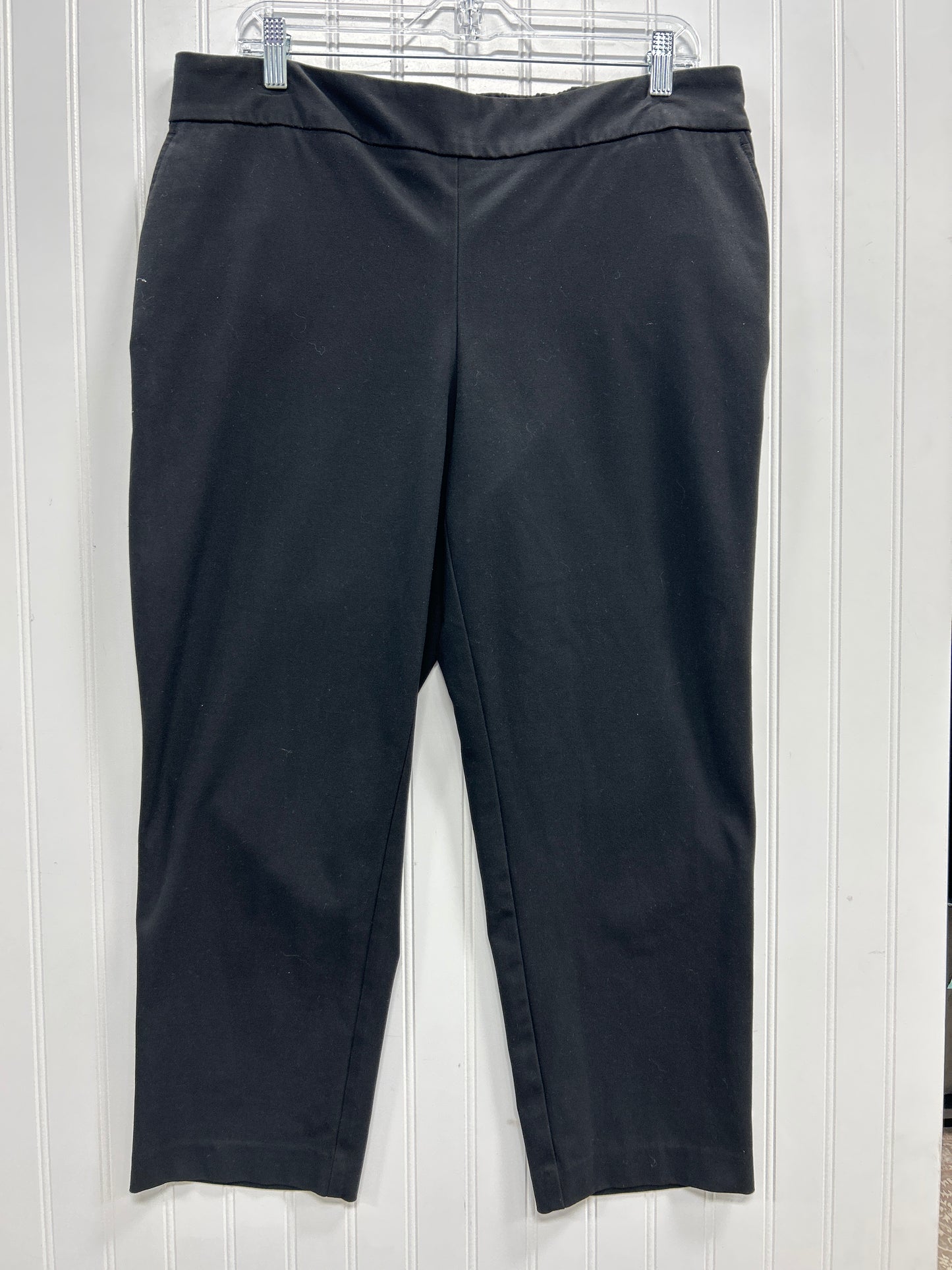 Pants Cropped By Hilary Radley In Black, Size:Xl