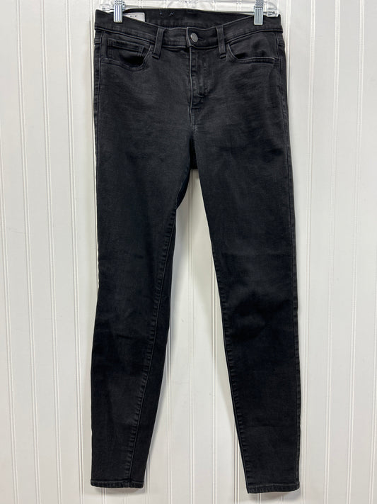 Jeans Skinny By Gap In Black Denim, Size:8L
