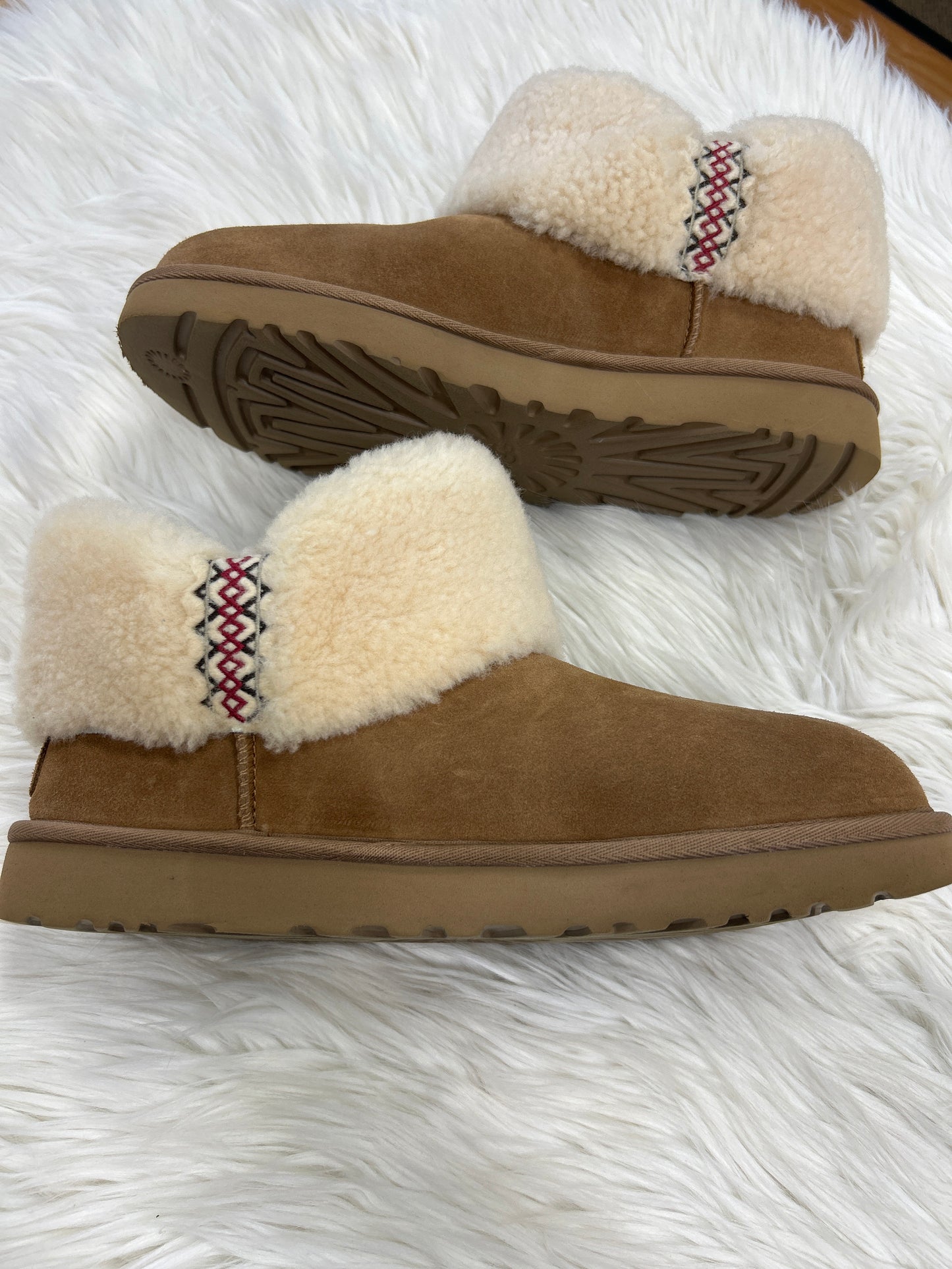 Boots Designer By Ugg In Brown, Size:11