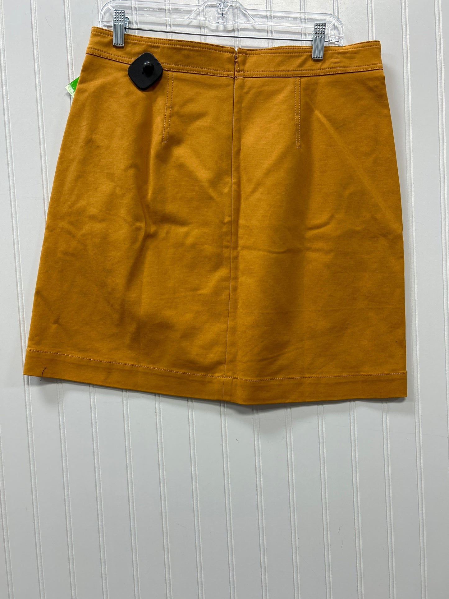 Skirt Midi By Ann Taylor In Yellow, Size:12