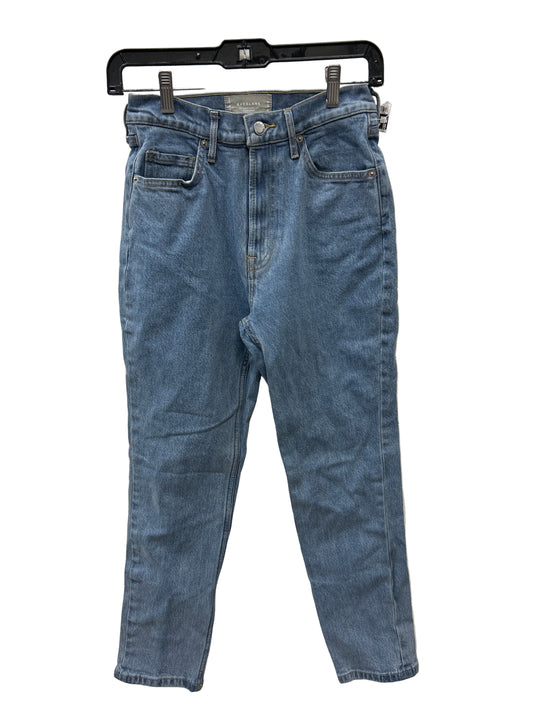 Jeans Straight By Everlane In Blue Denim, Size:2