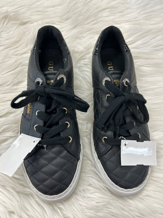 Shoes Sneakers By Guess In Black, Size:8.5