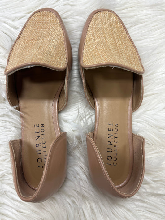 Shoes Flats By Journee In Tan, Size:8.5