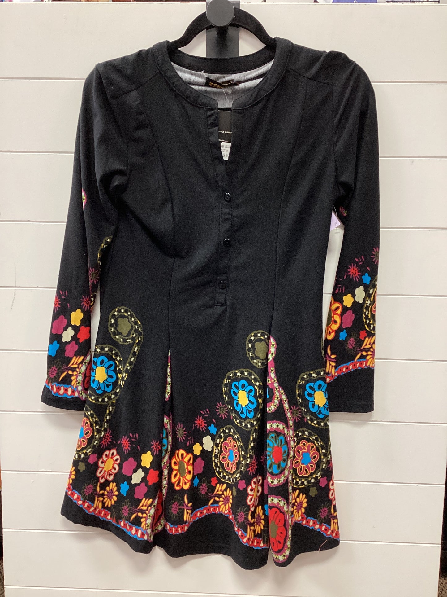 Dress Casual Midi By Reborn In Black, Size:M