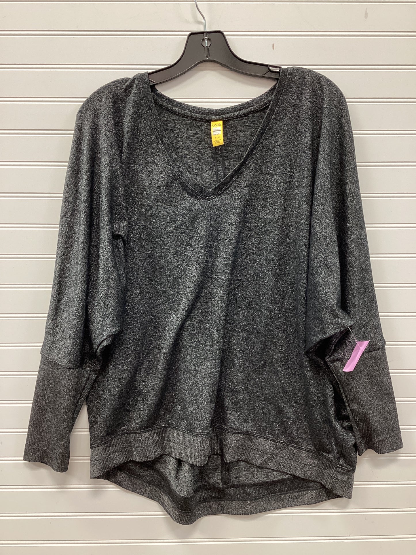 Athletic Top Ls Crewneck By Lole In Grey, Size:Xl