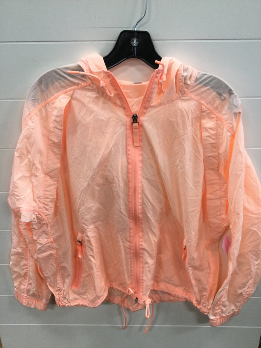 Athletic Jacket By Athleta In Orange, Size:M