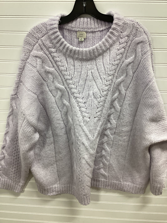 Sweater By A New Day In Purple, Size:2X
