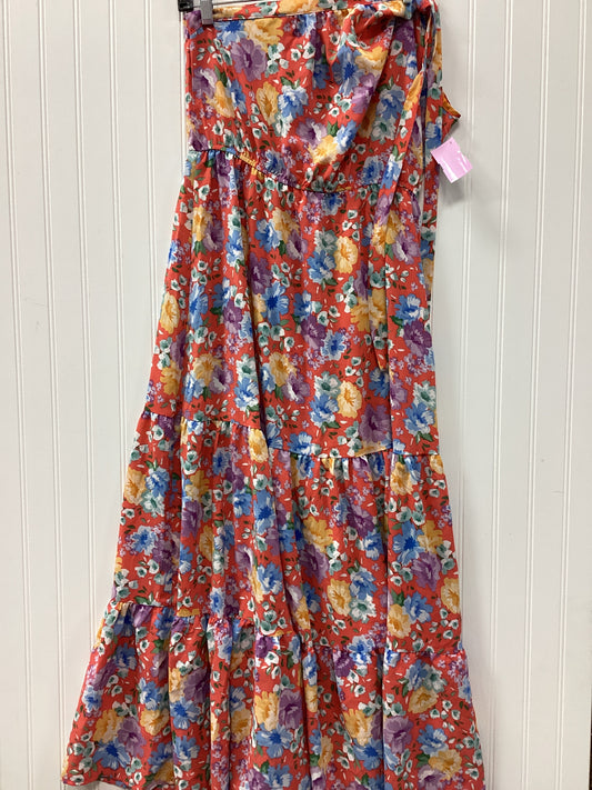 Dress Casual Maxi By Prettygarden In Coral, Size:M