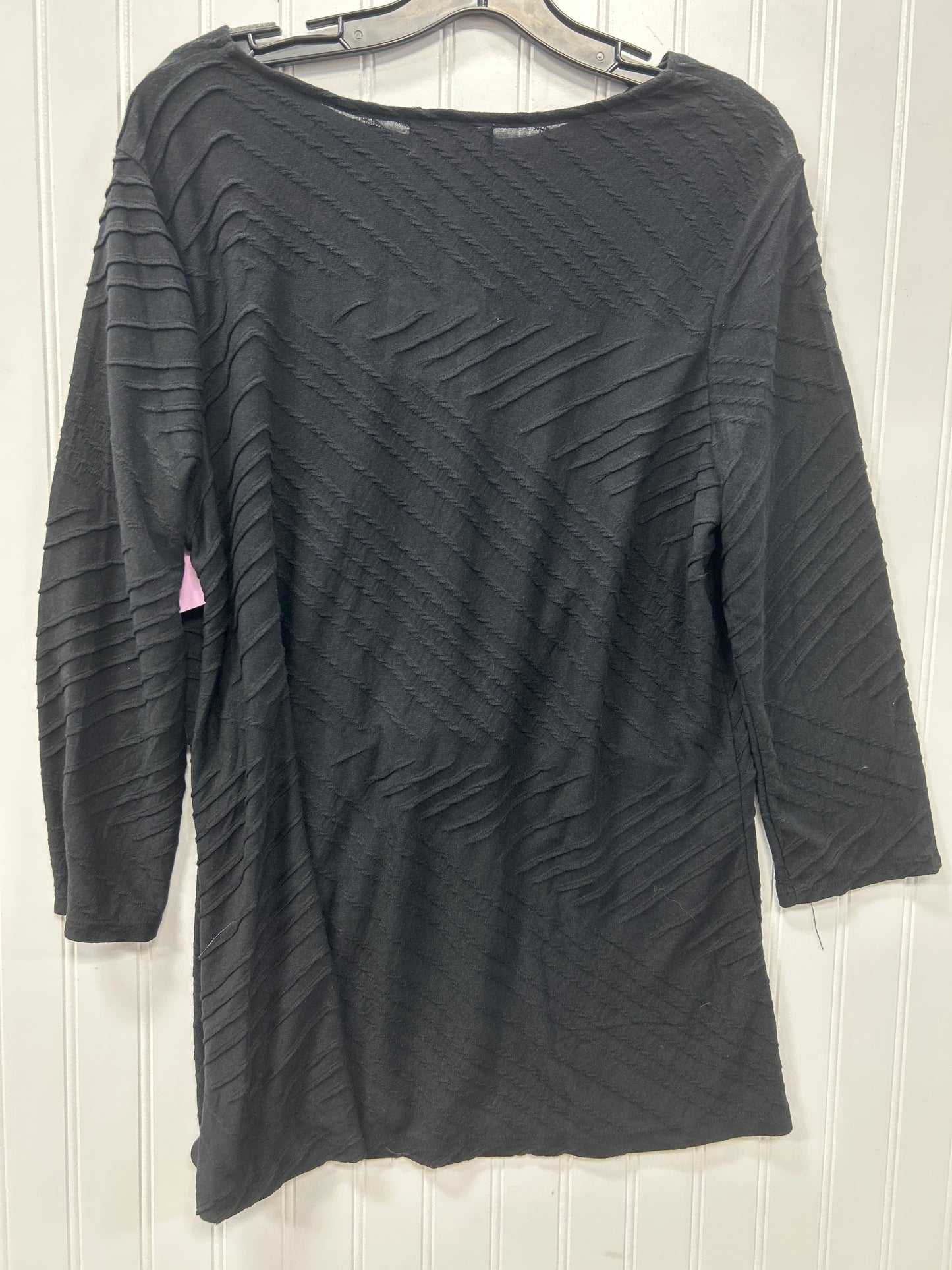 Top Ls By Liz Claiborne In Black, Size:L