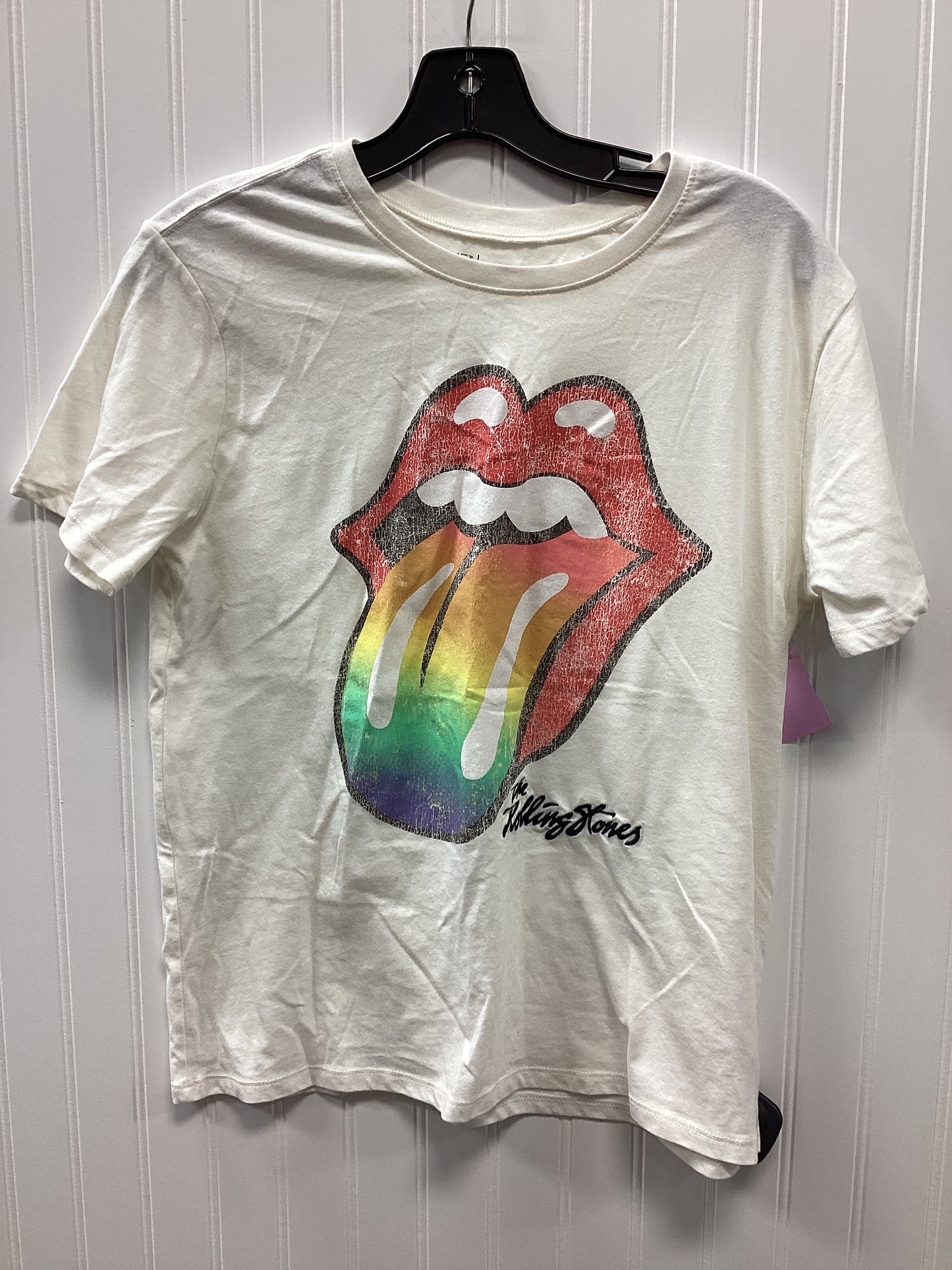 Top Ss By Time And Tru In Cream, Size:S