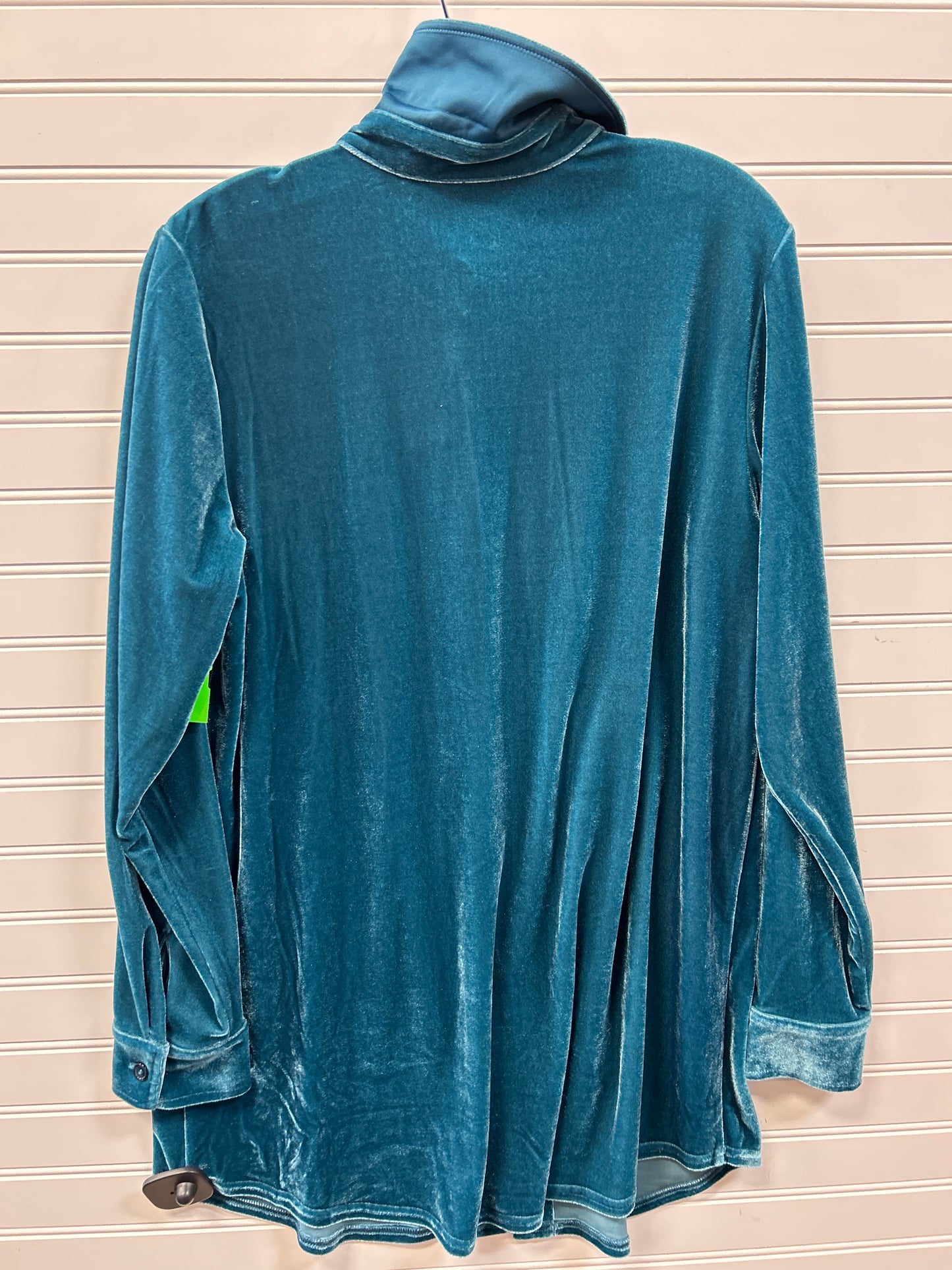 Blouse Ls By Soft Surroundings In Blue, Size:S
