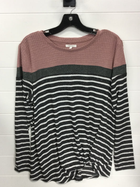 Top Ls By Maurices In Grey & Pink, Size:L