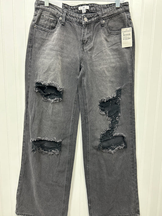 Jeans Wide Leg By Bp In Black Denim, Size:6