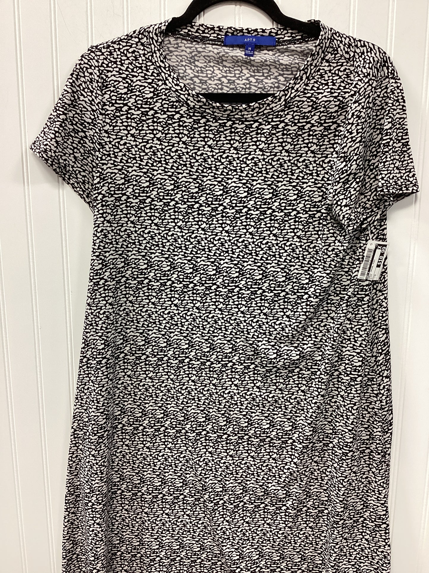 Dress Casual Midi By Apt 9 In Black, Size:M