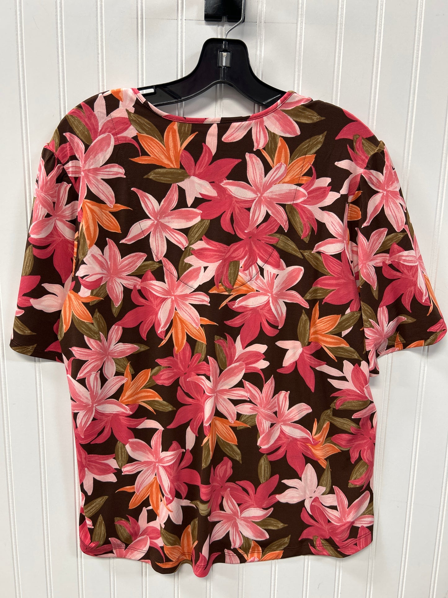 Top Ss By Chicos In Pink, Size:Xl