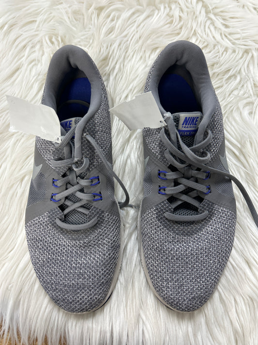 Shoes Athletic By Nike In Grey, Size:10