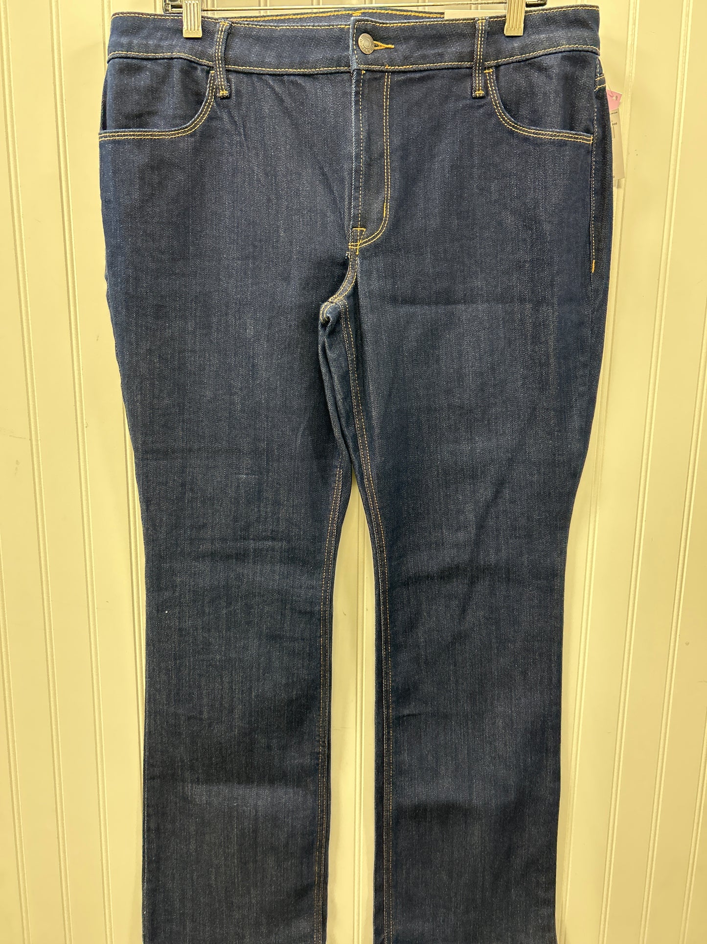 Jeans Boot Cut By Old Navy In Blue Denim, Size:16