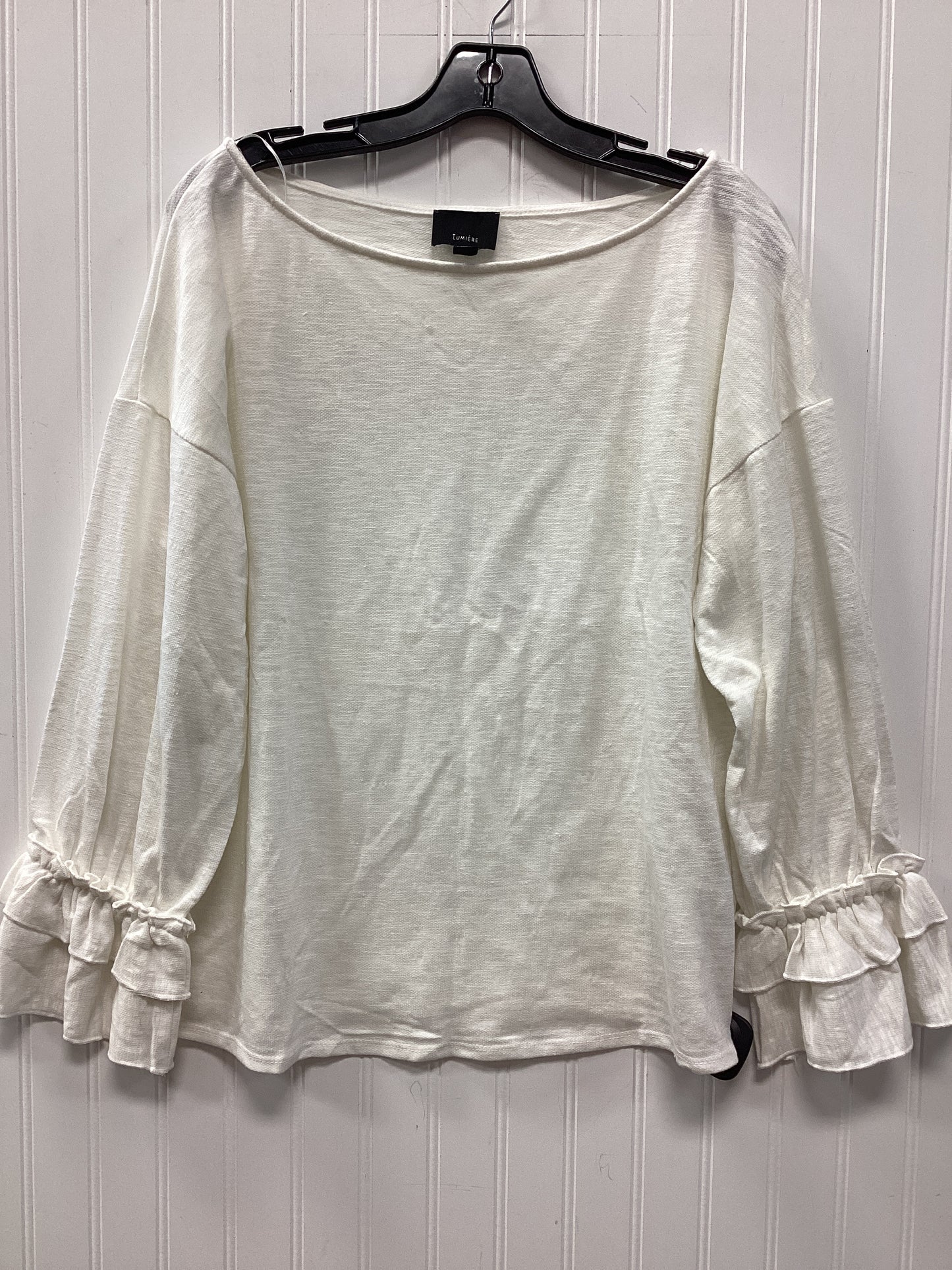 Top Ls By Lumiere In White, Size:L