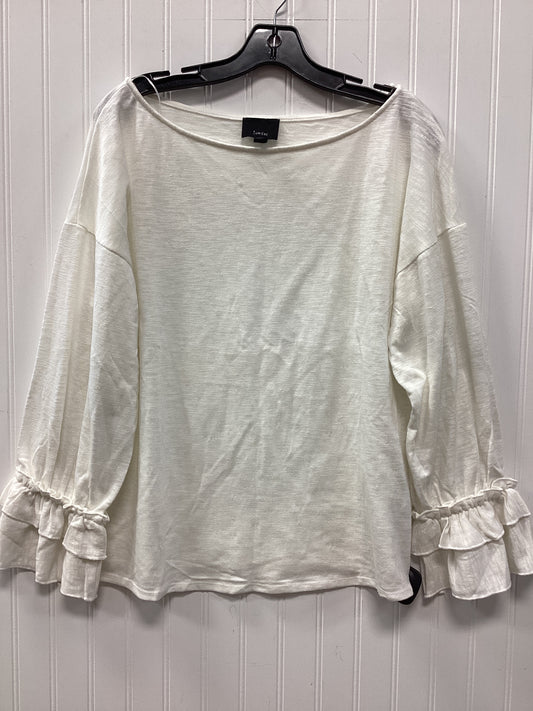 Top Ls By Lumiere In White, Size:L