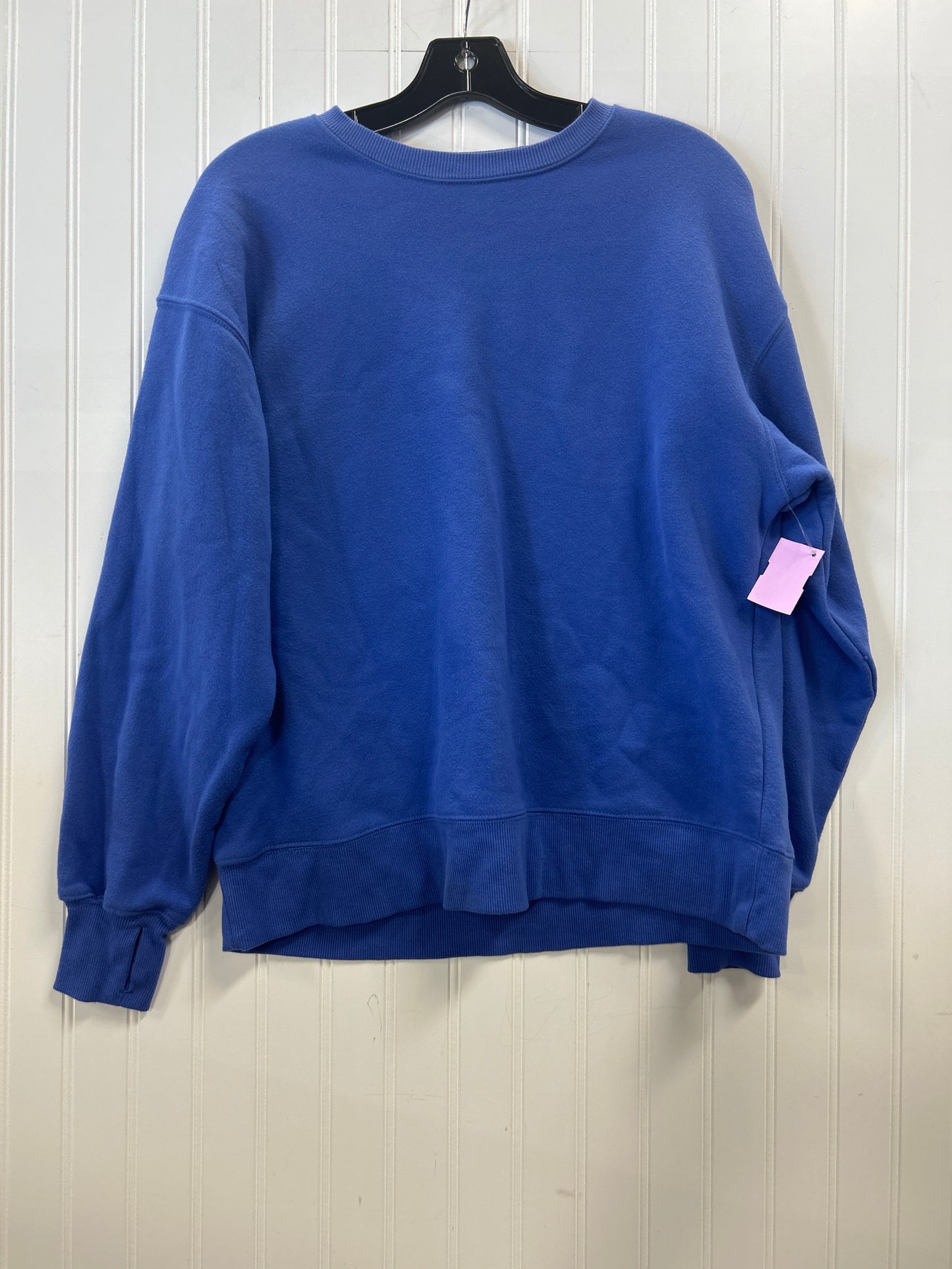 Athletic Top Ls Collar By Cmc In Blue, Size:M
