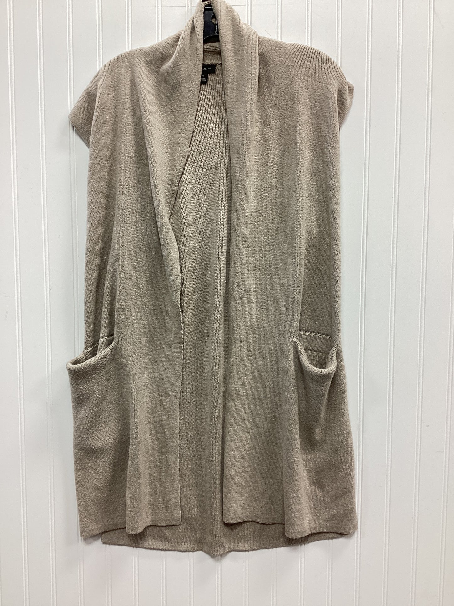Cardigan By Ann Taylor In Tan, Size:Xs