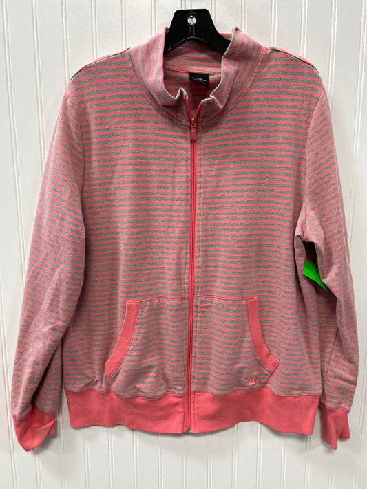 Sweatshirt Collar By Clothes Mentor In Pink, Size:Xl