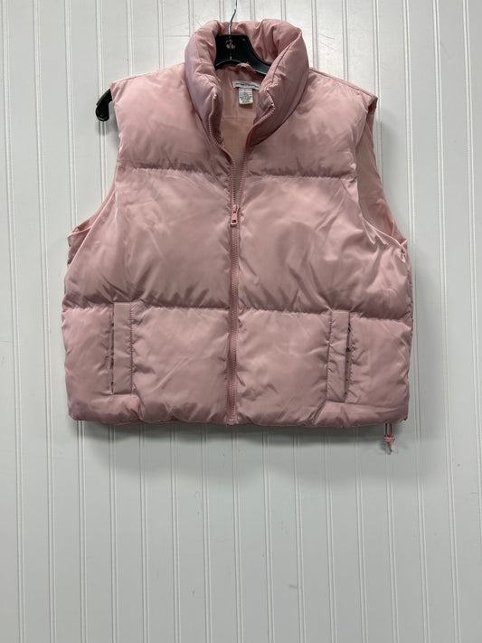 Vest Puffer & Quilted By Better Together In Pink, Size:L
