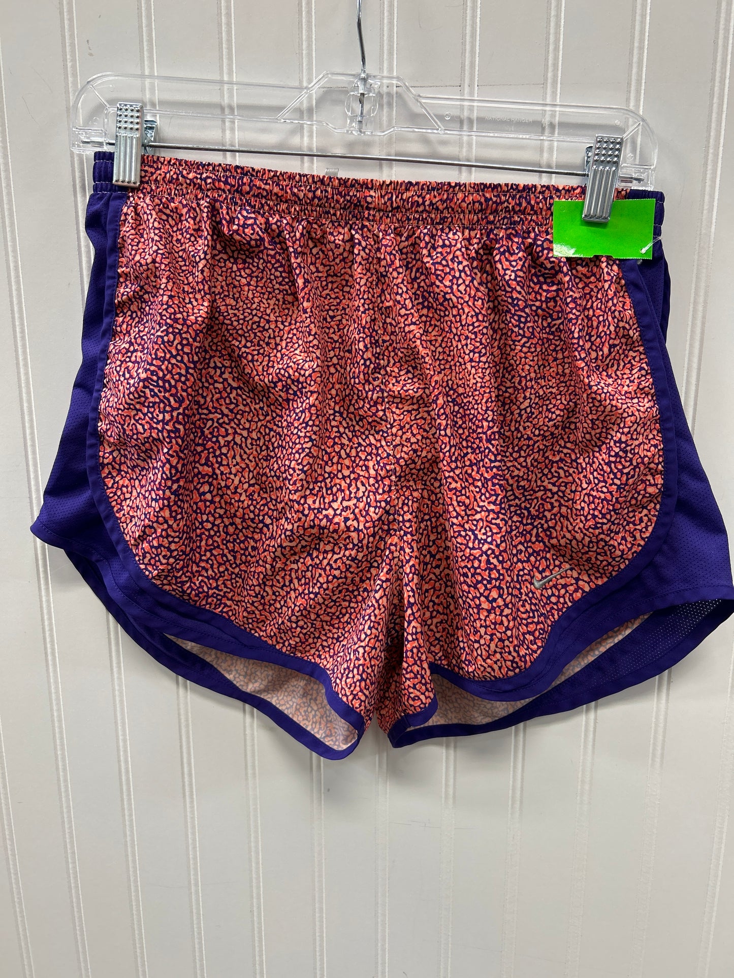 Athletic Shorts By Nike Apparel In Orange & Purple, Size:L