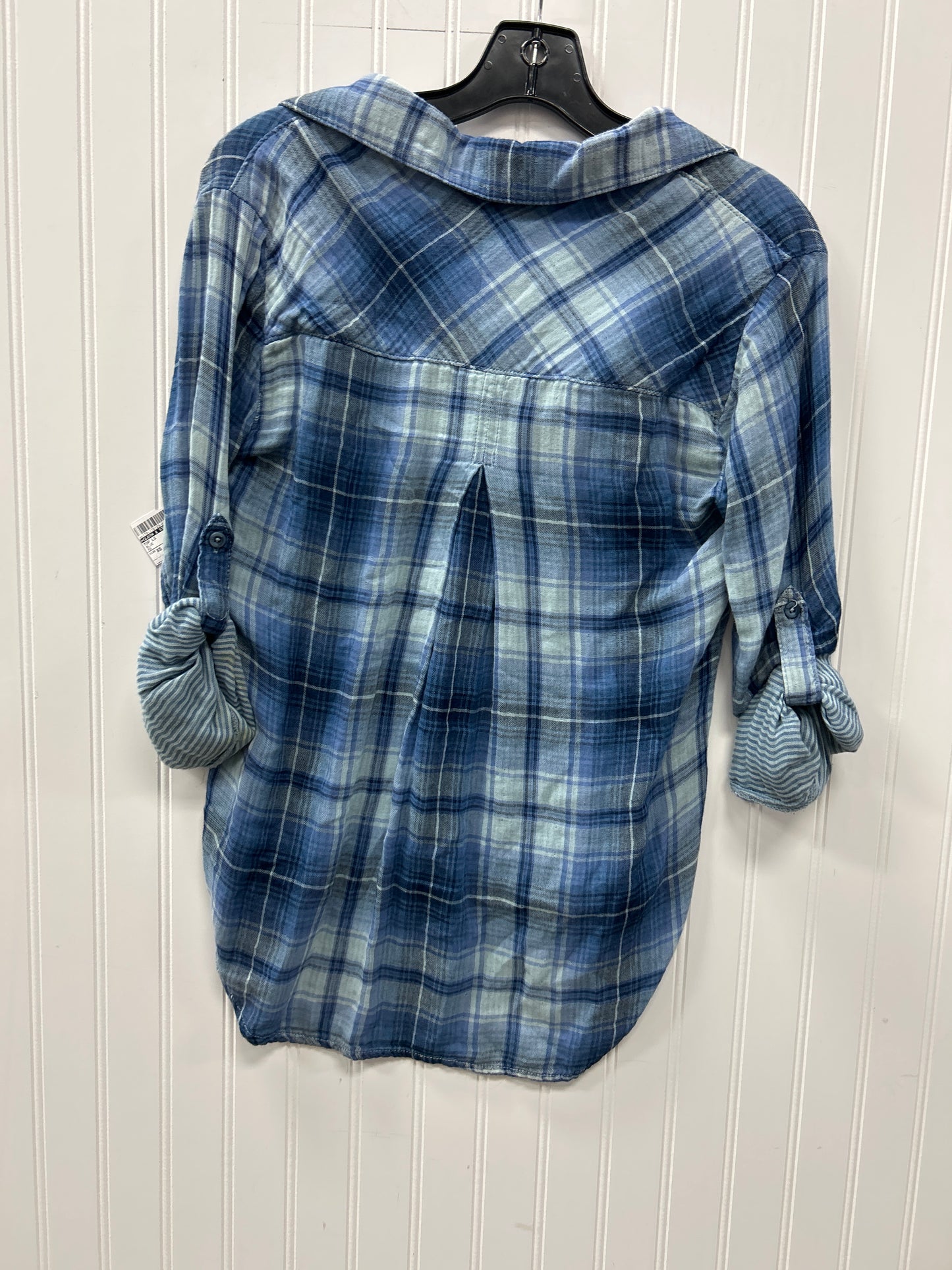 Top Ls By Cloth & Stone In Blue, Size:Xs