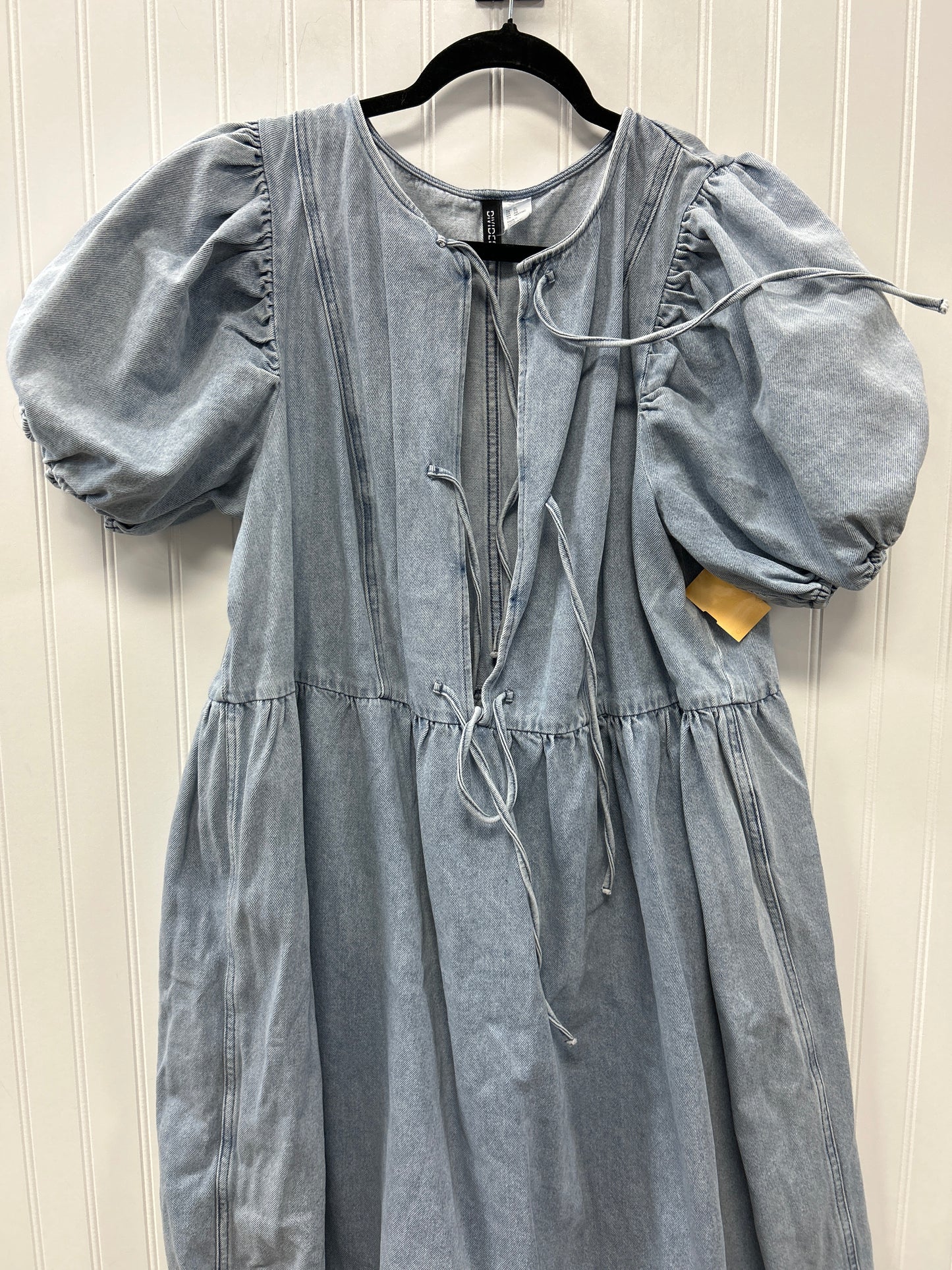 Dress Casual Midi By Divided In Blue Denim, Size:Xl