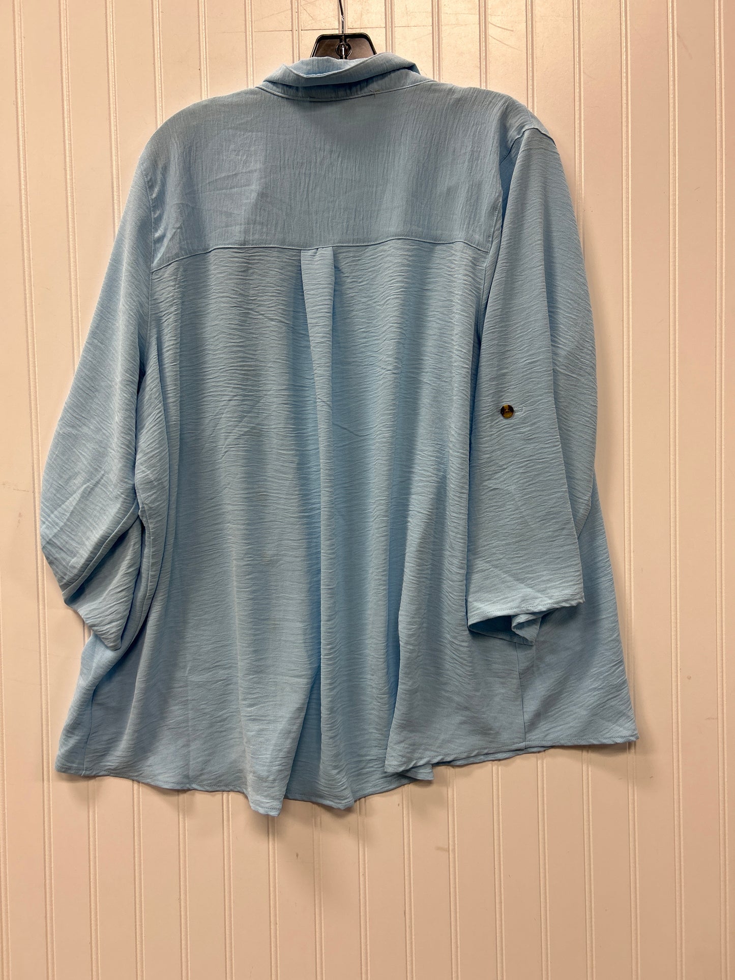 Top Ls By Cmc In Blue, Size:2X
