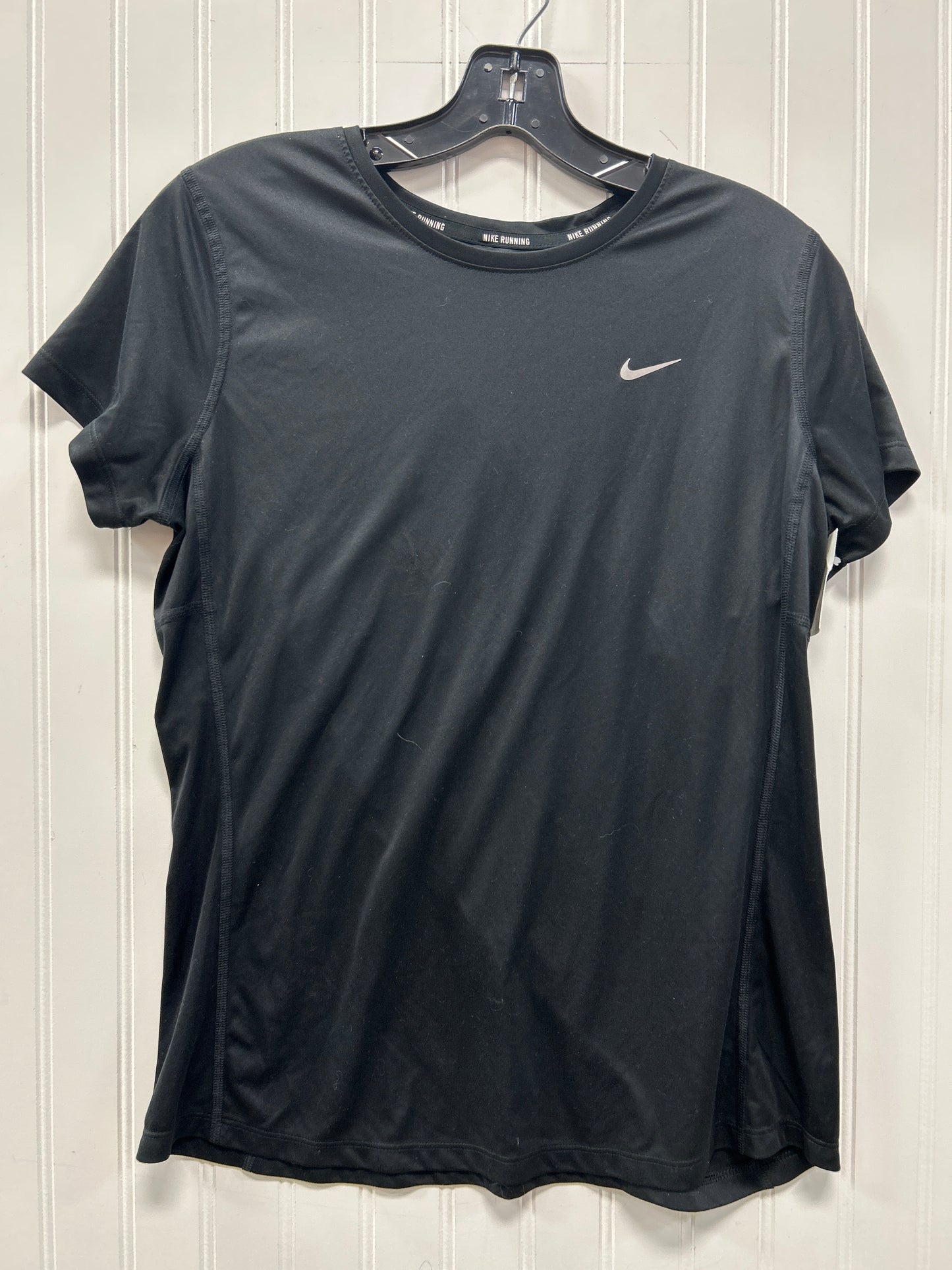 Athletic Top Ss By Nike Apparel In Black, Size:L
