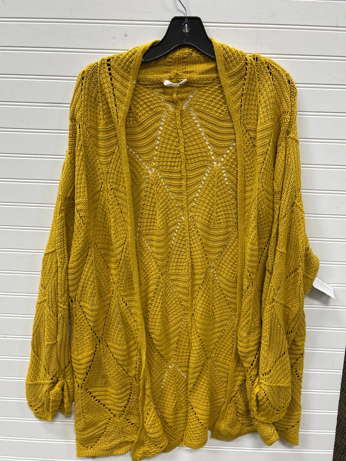 Cardigan By Maurices In Yellow, Size:M