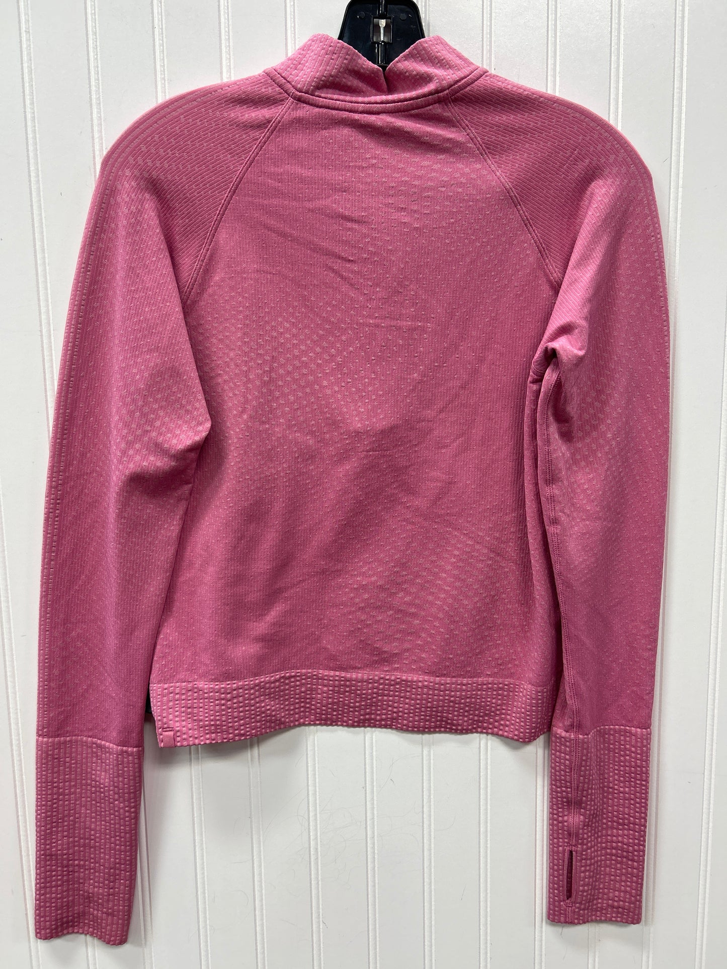 Athletic Top Ls Collar By Lululemon In Pink, Size:8