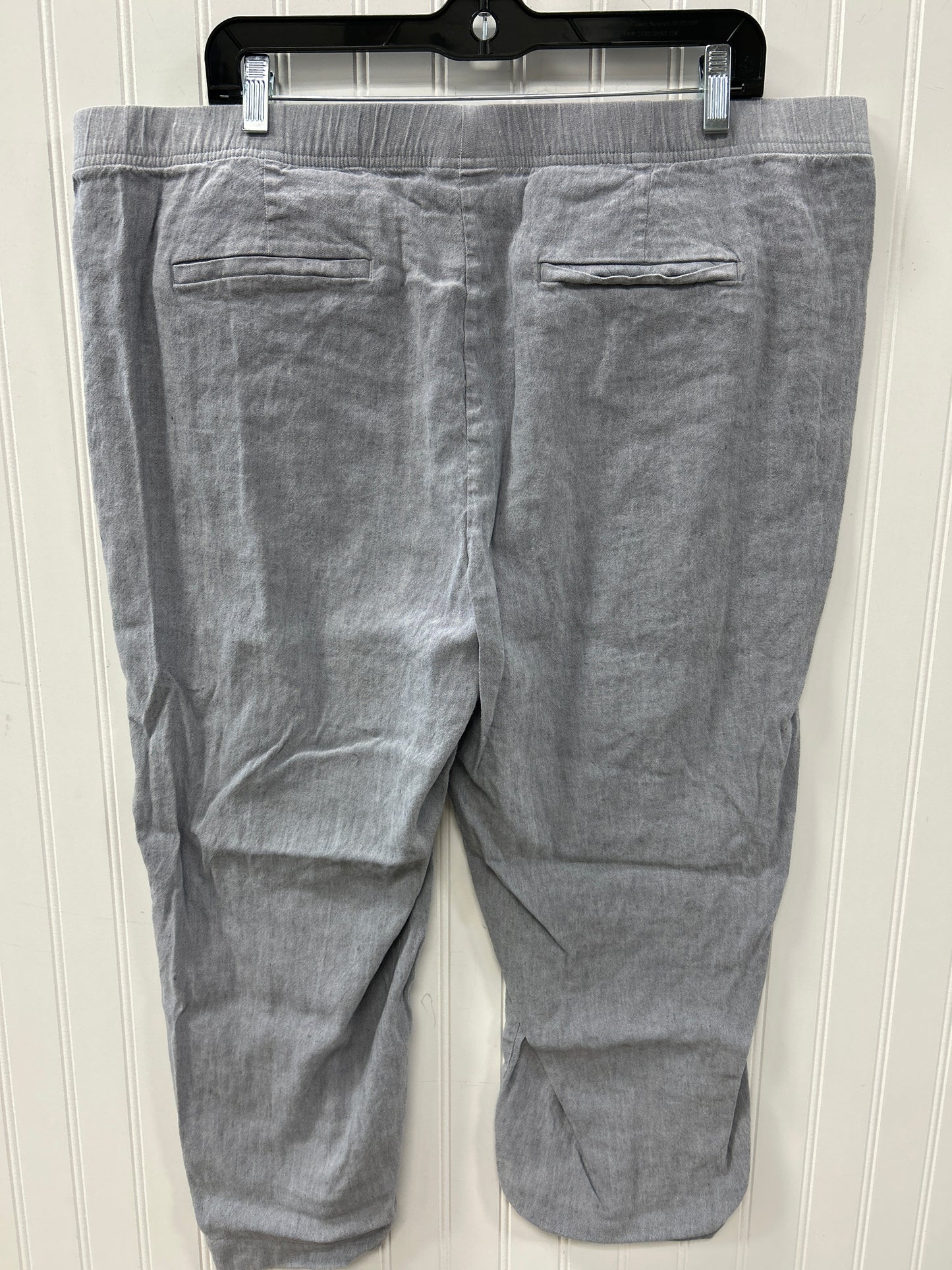 Capris By J. Jill In Grey, Size:2X