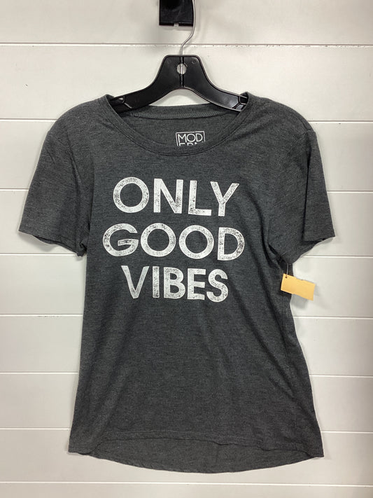 Top Ss By Modern Lux In Grey, Size:S