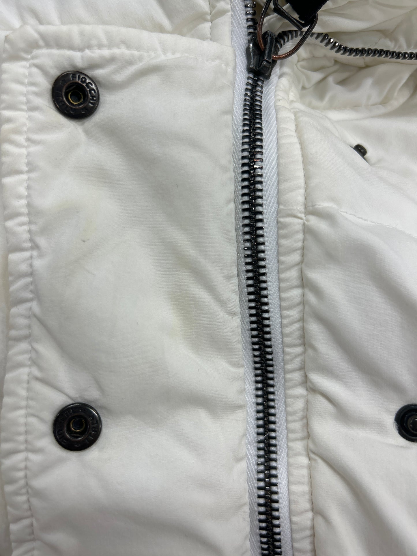 Coat Puffer & Quilted By Victor Wolf In White, Size:S