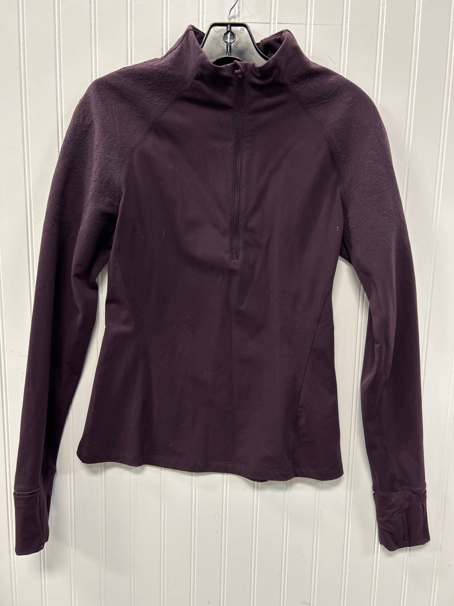 Athletic Jacket By Lululemon In Purple, Size:6