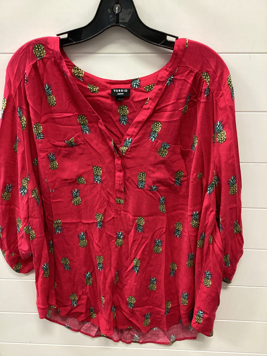 Top Ls By Torrid In Pink, Size:2X