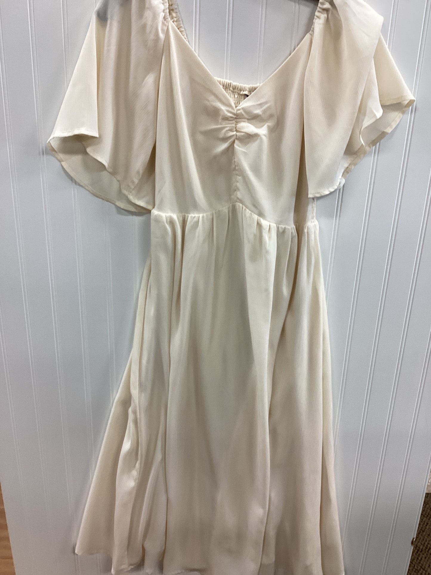 Dress Casual Maxi By Prettygarden In Cream, Size:S