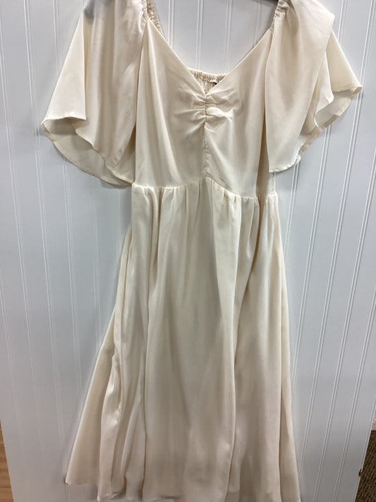 Dress Casual Maxi By Prettygarden In Cream, Size:S