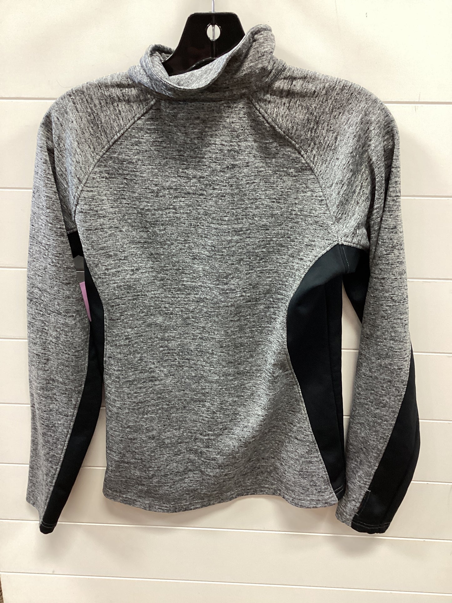Athletic Top Ls Collar By Columbia In Grey, Size:S