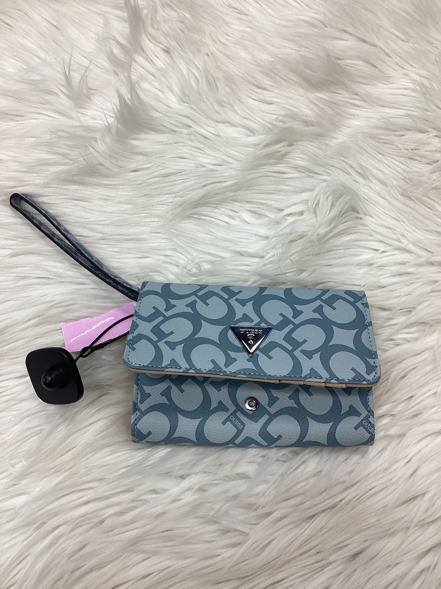 Wallet By Guess In Blue, Size:Large