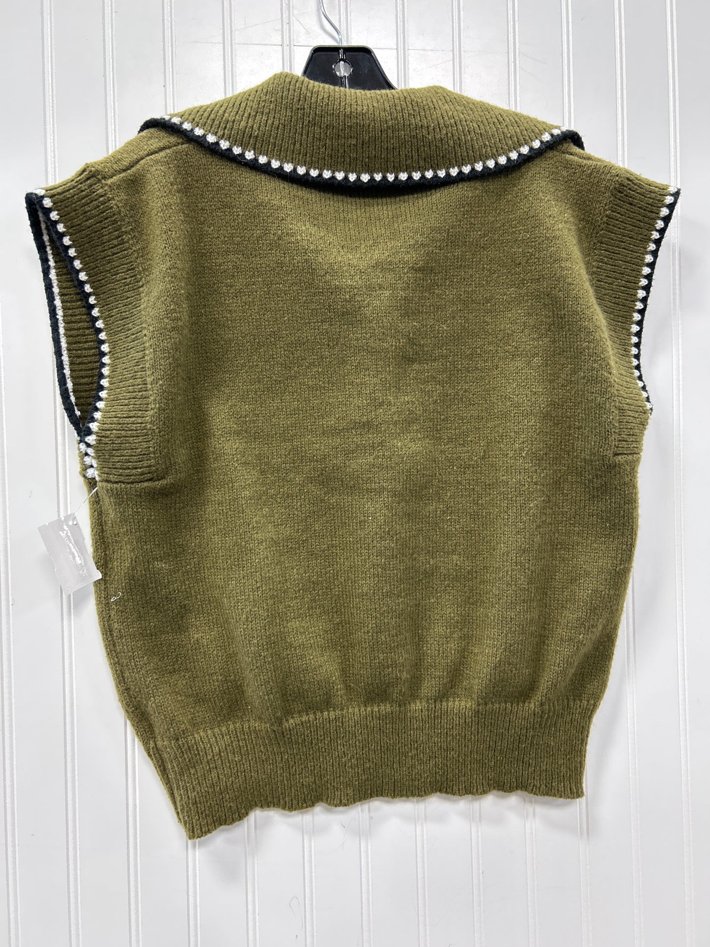 Vest Sweater By Cmc In Green, Size:L