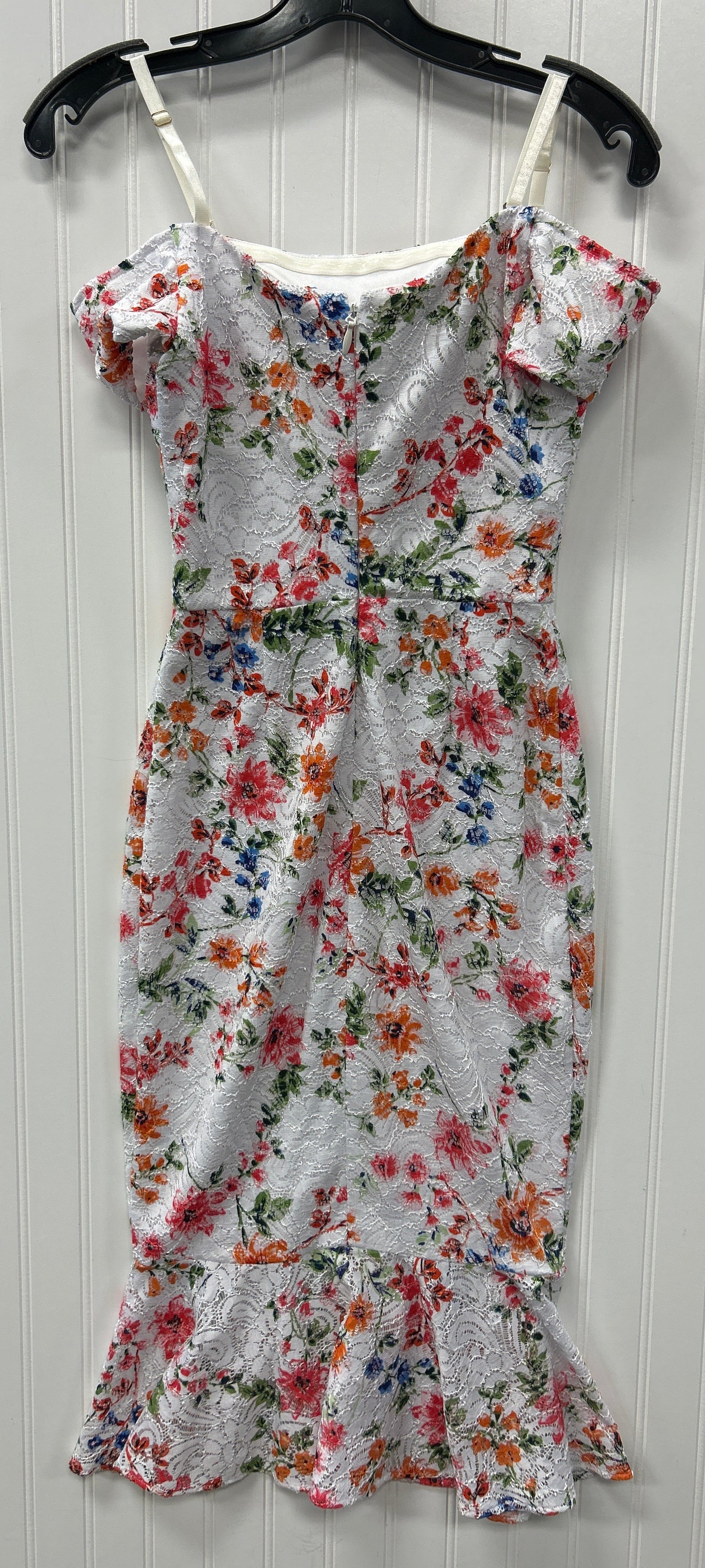 Dress Casual Maxi By Guess In Floral Print, Size:0